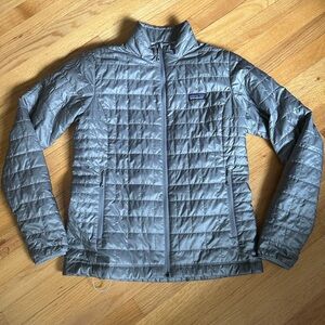 Patagonia Nano Puff Jacket Grey Size Large